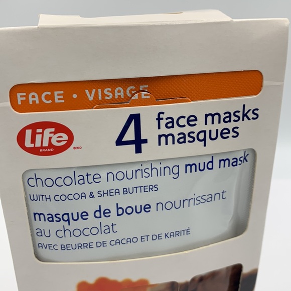 Face mask Chocolate mud masks 4 in box - Picture 4 of 5